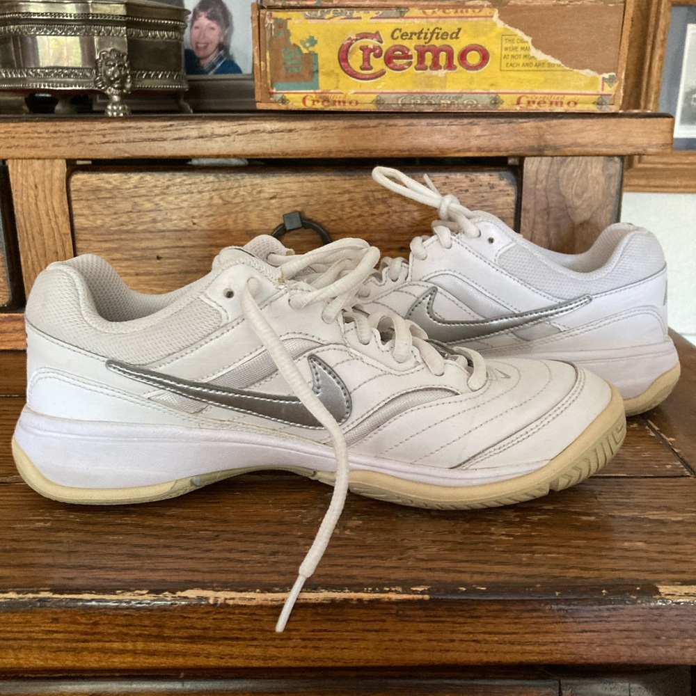 Nike White Mesh Sneakers